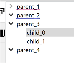 QTreeWidget example structure